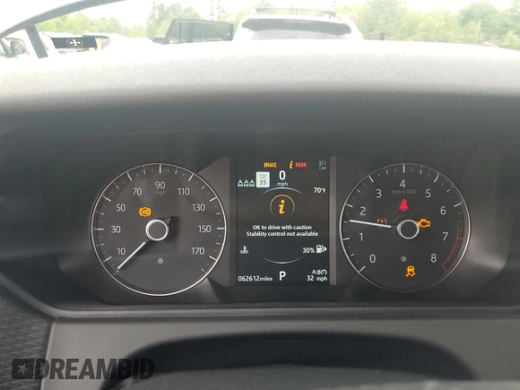 2020 Land Rover Range Rover Velar S z VIN SALYB2EX4LA287221, wystawiony jako Copart lot #56945115 z przebiegiem 62 612 mil mil oraz Szkoda całkowita • Salvage title. Historia ofert i sprzedaży dostępna na DreamBid. Obrazek 9.