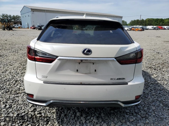2021 Lexus RX 450h z VIN 2T2HGMDA7MC059840, wystawiony jako Copart lot #56786305 z przebiegiem 33 105 mil mil oraz Szkoda całkowita • Salvage title. Historia ofert i sprzedaży dostępna na DreamBid. Obrazek 6.