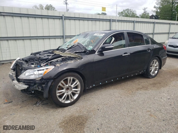 2013 Hyundai Genesis 3.8L with VIN KMHGC4DD0DU244851, listed as a Copart auction lot 51528625 with 194,820 mi miles and Clean Title. Bid and sale history available at carsss.com. Image 1.