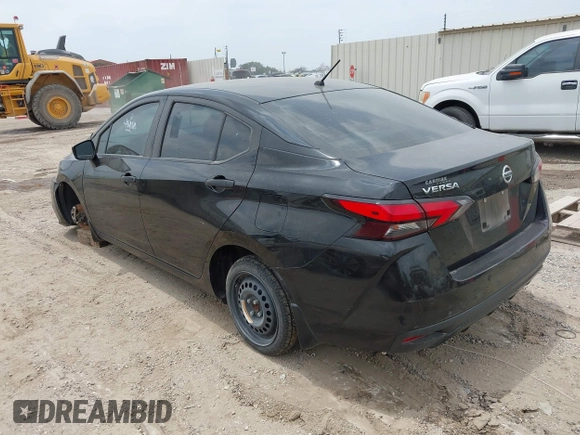 2020 Nissan Versa S with VIN 3N1CN8DV8LL916258, listed as a IAAI auction lot 42130248 with 45,414 mi miles. Bid and sale history available at carsss.com. Image 3.