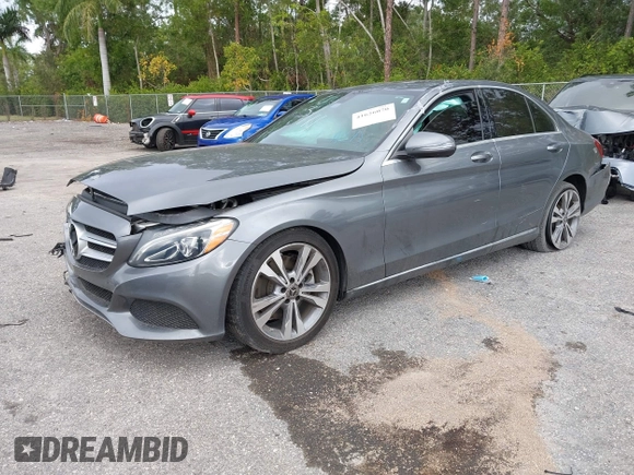 2018 Mercedes-Benz C 300 with VIN 55SWF4JBXJU265610, listed as a IAAI auction lot 41626070 with 46,071 mi miles and . Bid and sale history available at DreamBid. Image 2.