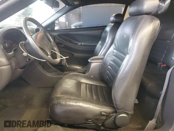 2001 Ford Mustang GT Deluxe with VIN 1FAFP45X81F193358, listed as a Copart auction lot 46297485 with 130,538 mi miles and Salvage Title. Bid and sale history available at carsss.com. Image 7.