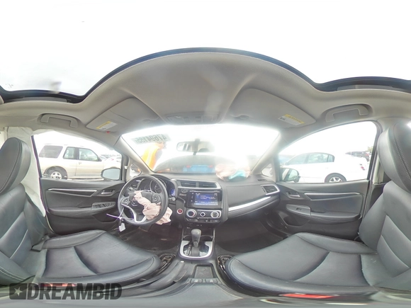 2016 Honda Fit EX-L with VIN JHMGK5H91GS009330, listed as a Copart auction lot 47694185 with 76,023 mi miles and Salvage title. Bid and sale history available at DreamBid. Image 12.