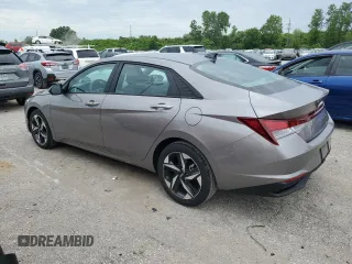 2023 Hyundai Elantra SEL with VIN KMHLS4AG7PU500424, listed as a Copart auction lot 55018164 with 2,642 mi miles and Salvage Title. Bid and sale history available at DreamBid. Image 2.