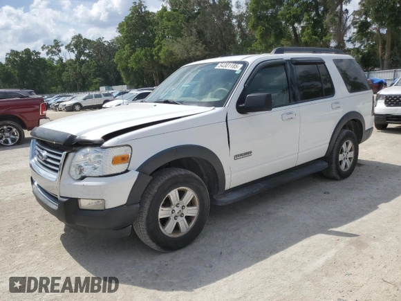 2007 Ford Explorer XLT with VIN 1FMEU63E07UA82430, listed as a Copart auction lot 54301185 with 189,085 mi miles and Salvage Title. Bid and sale history available at carsss.com. Image 1.