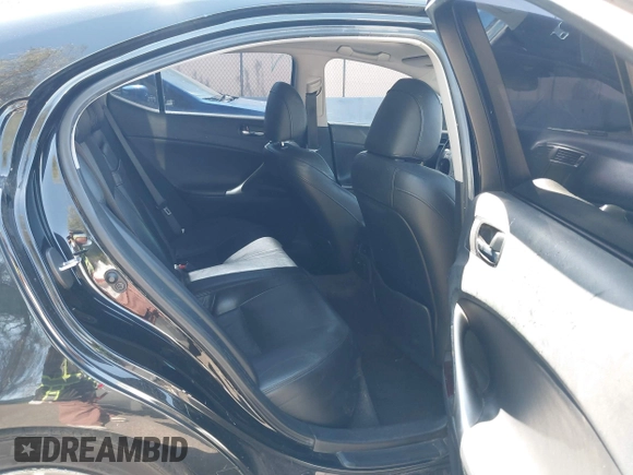 2007 Lexus IS 350 with VIN JTHBE262375016073, listed as a IAAI auction lot 42783244 with 213,175 mi miles and . Bid and sale history available at DreamBid. Image 8.