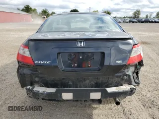 2011 Honda Civic Cpe LX with VIN 2HGFG1B66BH002753, listed as a Copart auction lot 72696164 with 200,377 mi miles and Salvage Title. Bid and sale history available at carsss.com. Image 6.