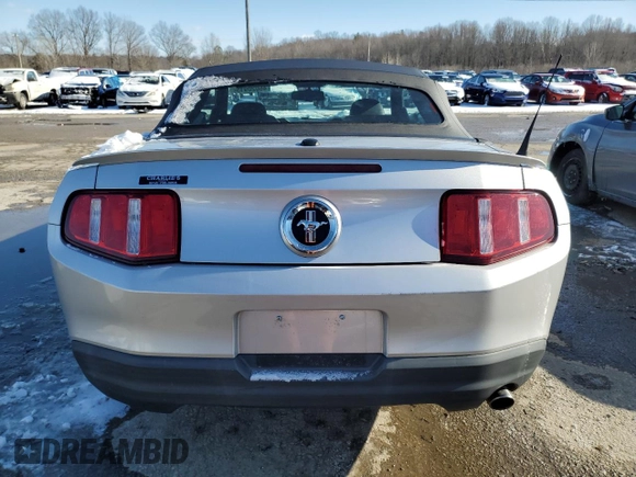 2010 Ford Mustang V6 with VIN 1ZVBP8EN5A5180939, listed as a Copart auction lot 46020915 with 190,797 mi miles and Salvage Title. Bid and sale history available at carsss.com. Image 6.