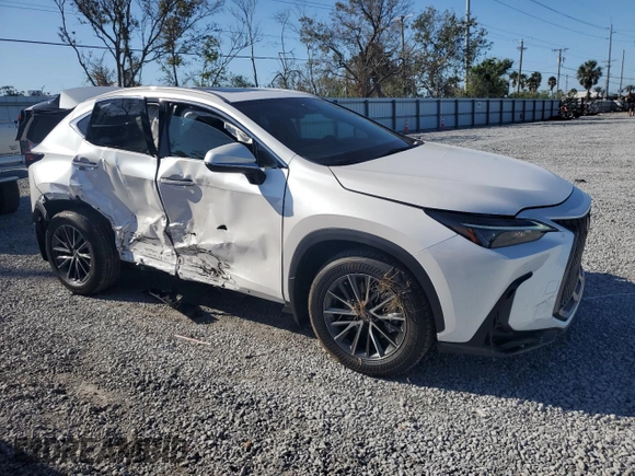 2025 Lexus NX with VIN 2T2GDCAZ1SC016522, listed as a Copart auction lot 86184694 with 729 mi miles and Salvage Title. Bid and sale history available at carsss.com. Image 4.