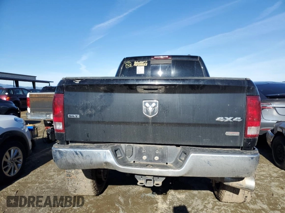 2012 Ram 2500 Big Horn with VIN 3C6UD5DL1CG283491, listed as a Copart auction lot 86823304 with 0 mi miles and Salvage Title. Bid and sale history available at carsss.com. Image 6.