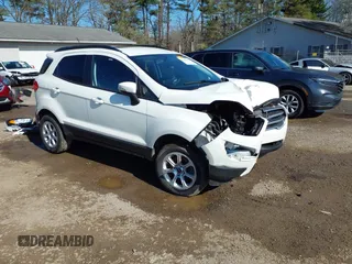 2022 Ford EcoSport SE with VIN MAJ6S3GL8NC472500, listed as a IAAI auction lot 41994591 with 17,209 mi miles and . Bid and sale history available at carsss.com. Image 1.