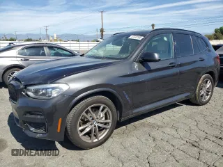 2021 BMW X3 sDrive30i with VIN 5UXTY3C07M9E82696, listed as a Copart auction lot 47322395 with 46,477 mi miles and Salvage Title. Bid and sale history available at carsss.com. Image 1.