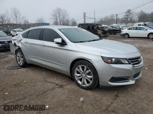 2017 Chevrolet Impala LT with VIN 1G1105SA9HU161936, listed as a Copart auction lot 46267295 with 179,637 mi miles and Salvage Title. Bid and sale history available at DreamBid. Image 4.