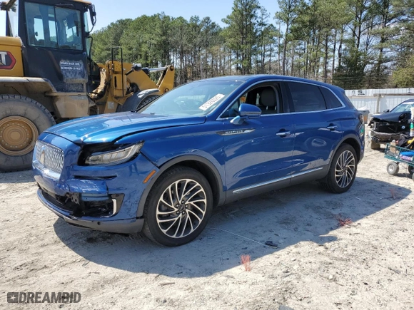 2020 Lincoln Nautilus Reserve with VIN 2LMPJ8KPXLBL11233, listed as a Copart auction lot 51326025 with 0 mi miles and Salvage Title. Bid and sale history available at carsss.com. Image 1.