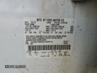 2014 Ford Explorer with VIN 1FM5K7B85EGA20914, listed as a Copart auction lot 48996485 with 186,170 mi miles and Salvage Title. Bid and sale history available at DreamBid. Image 13.