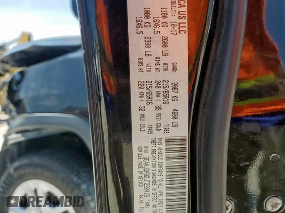 2018 Jeep Compass Sport with VIN 3C4NJDAB2JT220416, listed as a Copart auction lot 56775465 with 99,869 mi miles and Salvage title. Bid and sale history available at DreamBid. Image 13.