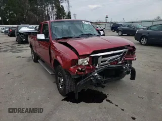2009 Ford Ranger XLT with VIN 1FTYR44E19PA12488, listed as a Copart auction lot 42114385 with 55,023 mi miles and Salvage Title. Bid and sale history available at carsss.com. Image 10.