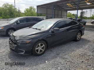 2017 Chevrolet Malibu LS with VIN 1G1ZB5ST4HF143914, listed as a Copart auction lot 54863905 with 105,105 mi miles and Salvage Title. Bid and sale history available at DreamBid. Image 1.