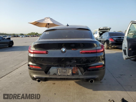 2021 BMW X4 xDrive30i with VIN 5UX2V1C01M9F43128, listed as a Copart auction lot 60580403 with 32,151 mi miles. Bid and sale history available at carsss.com. Image 6.