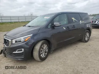 2021 Kia Sedona LX with VIN KNDMB5C17M6665266, listed as a Copart auction lot 48129495 with 57,274 mi miles and Salvage Title. Bid and sale history available at carsss.com. Image 1.