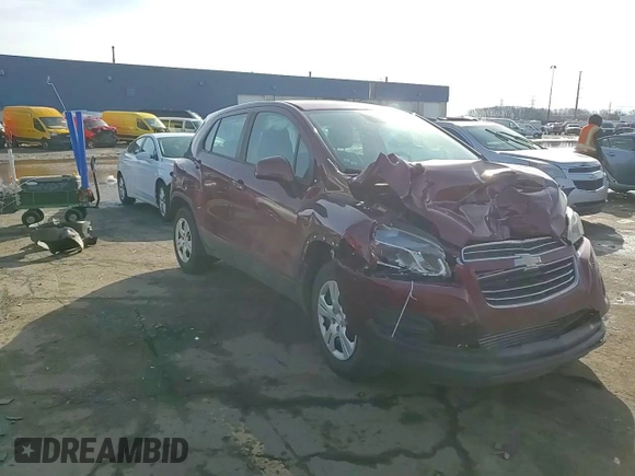 2016 Chevrolet Trax LS with VIN 3GNCJKSB1GL275191, listed as a Copart auction lot 51072445 with 113,102 mi miles and Clean Title. Bid and sale history available at carsss.com. Image 12.