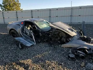 2015 Chevrolet Corvette Z06 2LZ with VIN 1G1YS2D62F5609540, listed as a Copart auction lot 81647914 with 0 mi miles and Salvage Title. Bid and sale history available at carsss.com. Image 11.