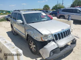 2008 Jeep Grand Cherokee Limited with VIN 1J8HR58N68C209526, listed as a IAAI auction lot 39199615 with 154,394 mi miles. Bid and sale history available at carsss.com. Image 1.