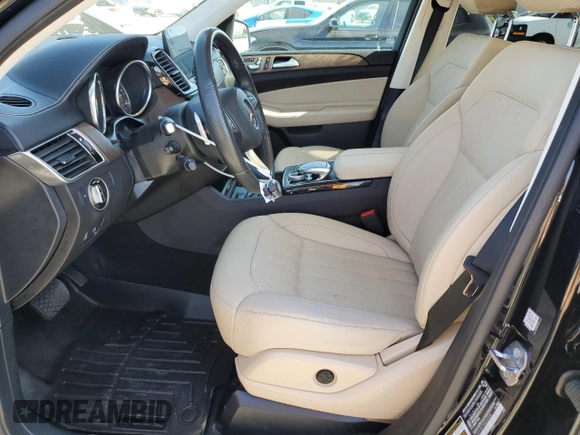 2019 Mercedes-Benz GLS 450 with VIN 4JGDF6EE7KB223324, listed as a Copart auction lot 57845215 with 38,725 mi miles and Salvage title. Bid and sale history available at DreamBid. Image 7.