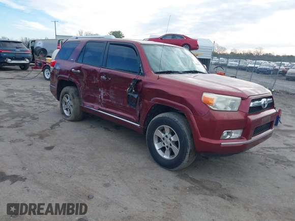 2010 Toyota 4Runner Trail with VIN JTEBU5JR2A5012691, listed as a IAAI auction lot 41858894 with 252,126 mi miles and . Bid and sale history available at DreamBid. Image 1.