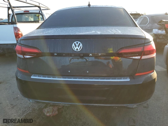 2021 Volkswagen Passat 2.0T SE with VIN 1VWSA7A30MC013825, listed as a Copart auction lot 66939692 with 21,687 mi miles. Bid and sale history available at carsss.com. Image 6.