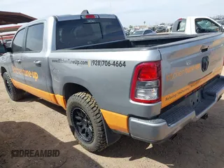 2020 Ram 1500 Big Horn with VIN 1C6SRFFT5LN162191, listed as a IAAI auction lot 42189615 with 104,130 mi miles and . Bid and sale history available at DreamBid. Image 3.