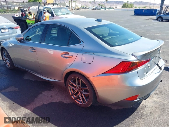 2020 Lexus IS with VIN JTHG81F2XL5043160, listed as a IAAI auction lot 37738891 with 24,607 mi miles. Bid and sale history available at carsss.com. Image 3.