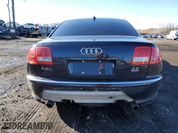 2006 Audi A8 4.2L z VIN WAUML44E36N018037, wystawiony jako Copart lot #83015054 z przebiegiem Nie podano mil oraz Szkoda całkowita • Salvage title. Historia ofert i sprzedaży dostępna na DreamBid. Obrazek 6.