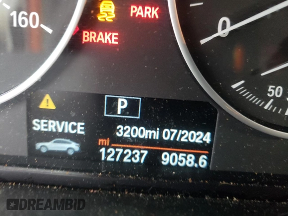 2018 BMW X4 xDrive28i with VIN 5UXXW3C50J0T80785, listed as a Copart auction lot 40866744 with 127,237 mi miles. Bid and sale history available at carsss.com. Image 9.