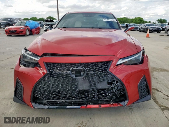 2021 Lexus IS with VIN JTHGZ1B25M5043006, listed as a Copart auction lot 54063245 with 65,418 mi miles and Clean Title. Bid and sale history available at carsss.com. Image 5.