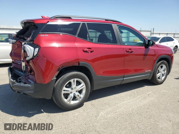 2021 GMC Terrain SLE z VIN 3GKALMEV0ML314123, wystawiony jako Copart lot #55341825 z przebiegiem 48 981 mil mil oraz Szkoda całkowita • Salvage title. Historia ofert i sprzedaży dostępna na DreamBid. Obrazek 3.