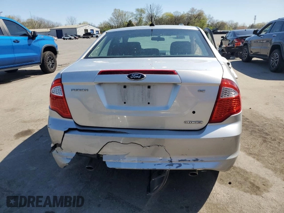 2012 Ford Fusion SE with VIN 3FAHP0HG1CR323080, listed as a Copart auction lot 53715485 with 109,179 mi miles and Salvage title. Bid and sale history available at DreamBid. Image 6.