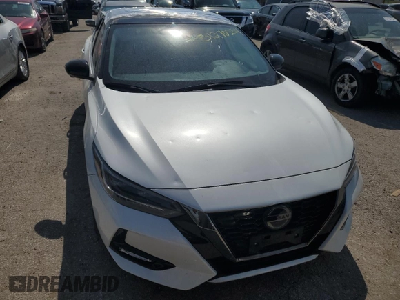 2023 Nissan Sentra SR with VIN 3N1AB8DV0PY300093, listed as a Copart auction lot 51270254 with 15,122 mi miles and Salvage Title. Bid and sale history available at carsss.com. Image 5.