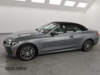 2025 BMW 4 Series 430i xDrive with VIN WBA53DB0XSCS88979, listed as a Copart auction lot 49742825 with 15,439 mi miles and Clean Title. Bid and sale history available at carsss.com. Image 1.