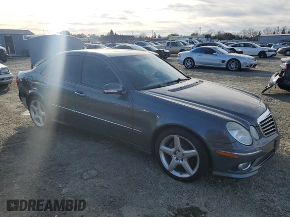 2009 Mercedes-Benz E-Class Sport 5.5L with VIN WDBUF72X69B365513, listed as a Copart auction lot 85467724 with 159,100 mi miles and Salvage Title. Bid and sale history available at carsss.com. Image 4.
