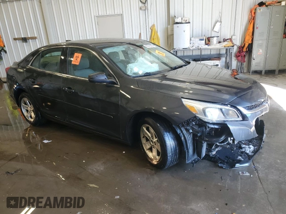 2015 Chevrolet Malibu LS with VIN 1G11B5SL5FF101018, listed as a Copart auction lot 45379585 with 121,856 mi miles and Salvage Title. Bid and sale history available at DreamBid. Image 4.