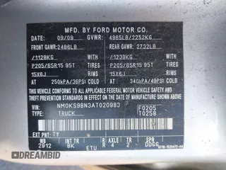 2010 Ford Transit Connect XLT с VIN NM0KS9BN3AT020983, выставлен на аукционе IAAI как лот 42074641 с пробегом 179 103 миль миль и . История ставок и продаж доступна на DreamBid. Изображение 9.