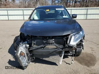 2019 Nissan Rogue SV with VIN JN8AT2MV1KW381701, listed as a Copart auction lot 49676375 with 104,157 mi miles and Salvage Title. Bid and sale history available at carsss.com. Image 5.