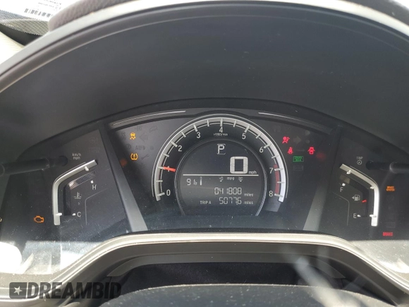 2019 Honda CR-V LX with VIN 2HKRW5H32KH406580, listed as a Copart auction lot 55534825 with 41,808 mi miles and Salvage Title. Bid and sale history available at DreamBid. Image 9.