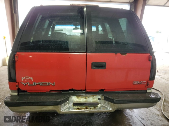 1999 GMC Yukon with VIN 1GKEK13R1XJ711537, listed as a Copart auction lot 51658175 with 228,786 mi miles and Salvage Title. Bid and sale history available at carsss.com. Image 6.
