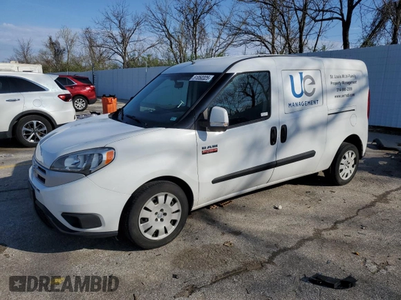 2017 Ram ProMaster City Cargo Van Tradesman SLT with VIN ZFBERFBB8H6E45100, listed as a Copart auction lot 51050325 with 133,805 mi miles and Clean Title. Bid and sale history available at carsss.com. Image 1.