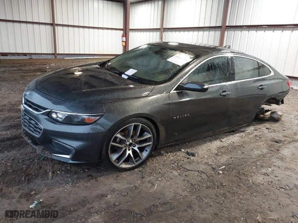 2017 Chevrolet Malibu LT with VIN 1G1ZE5ST3HF181657, listed as a IAAI auction lot 41487393 with 215,821 mi miles. Bid and sale history available at carsss.com. Image 2.