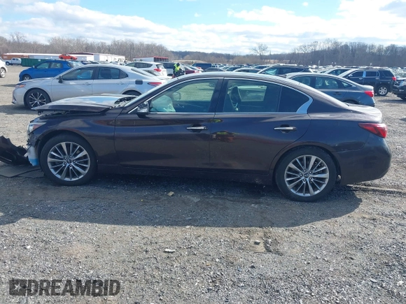 2018 Infiniti Q50 Sport z VIN JN1EV7AP9JM365995, wystawiony jako IAAI lot #41685674 z przebiegiem 140 288 mil mil oraz . Historia ofert i sprzedaży dostępna na DreamBid. Obrazek 14.