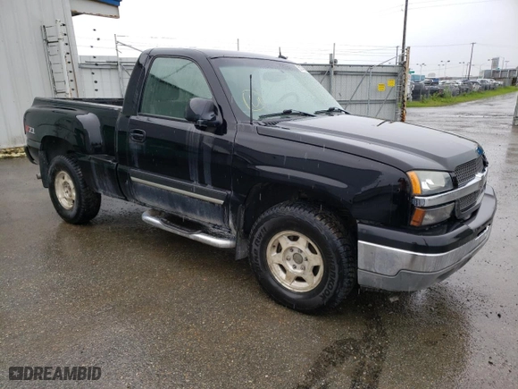 2005 Chevrolet Silverado 1500 Z71 with VIN 1GCEK14TX5Z246664, listed as a Copart auction lot 53749334 with 126,671 mi miles and Salvage Title. Bid and sale history available at carsss.com. Image 4.