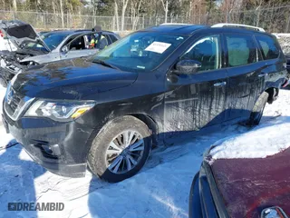 2019 Nissan Pathfinder S with VIN 5N1DR2MM8KC577081, listed as a IAAI auction lot 41331941 with 95715 miles. Bid and sale history available at carsss.com. Image 18.